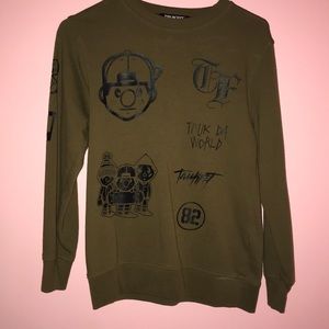 Army Green Trukfit Sweater